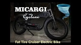 Micargi Cyclone 2.0 Deluxe 500W Fat Tire Cruiser Electric Bike