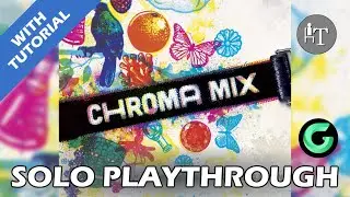 Tutorial & Solo Playthrough PREVIEW of Chroma Mix - Solo Board Game