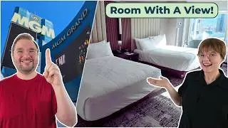 The MGM Grand Two Queen Strip View Tour and Review
