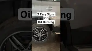 Два простых признака горения масла #motorcarnut #oilburning