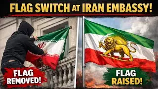 Dramatic scene outside the Iranian Embassy in London | Iran protest news | Trump Iran News | BBC 