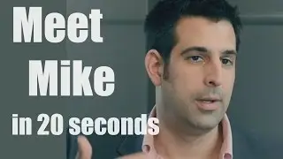 Meet Mike in 20 seconds | Founder of VideoActive Productions
