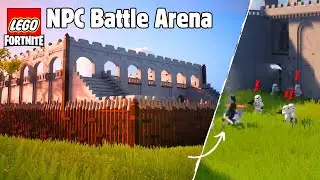 INSANE NPC Battle Arena Tutorial in Lego Fortnite!