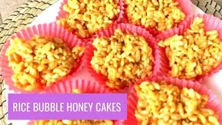 RICE BUBBLE HONEY CAKES