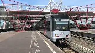 Vierdubbele GVB S3/M4 halteert als lijn 50 in Station Duivendrecht!