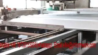 hollow plastic formwork production line