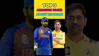 Top 3 Amazing Facts about MS Dhoni 🤩| Dhoni के बारे में 3 रोचक तथ्य🏏#dhoni #ipl #ipl2023 #msdhoni
