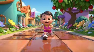 Fall Guys Jelly Runner Slid Across the Sticky Track Again | Kids Songs & Nursery Rhymes