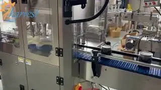 Automatic coffee beans easy nitrogen flushing PET can sealing machine, plastic can seamer