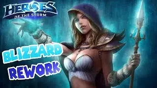 JAINA Blizzard Rework -- 3 waves for the price of 3 // Heroes of the Storm PTR