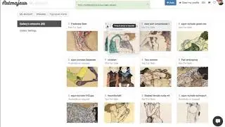 How to move/reorder my artworks on Artmajeur ?