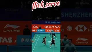 Flick Serve Badminton - Sabar Reza #shorts #shots #videos