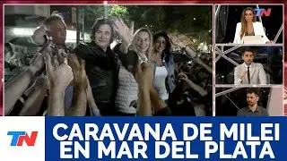 HABLA MILEI EN MAR DEL PLATA: 