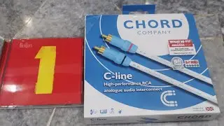 Review Chord C-Line 1meter RCA Cable.... Is it Better Than My Sony Hifi OFC Cable?