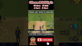 Glenn Phillip's 94* Run's in just 41 balls | #shorts #youtubeshorts #rc24 #t20livematch #gameplays