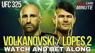 UFC 325: Volkanovski vs. Lopes 2 LIVE Stream | Hooker vs. St. Denis | Watch Along Fight Companion