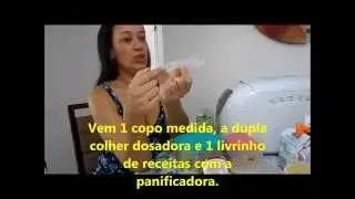 Panificadora Cadence Pão de Batata na Máquina de Fazer Pão