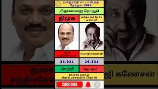 Thiruvaiyaru 1989 Election | TN Assembly Result | Election Result | Tamil |