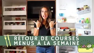 RETOUR DE COURSES 🛒+ BATCHCOOKING 🍽️ + COMMENT ORGANISER SES MENUS A LA SEMAINE?  I Miss Suzette