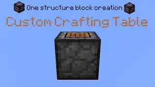 Custom Crafting Table in Vanilla Minecraft (Add easily your own receips)