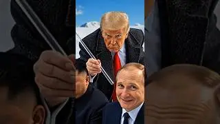 Donald Trump Tries to Steal Kim Jong Un's slushie #comedy #shorts