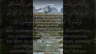 Beautiful recitation of Surah Al-Baqarah (Ayah 83) by Ash-Shuraym #quran  #quranrecitation #baqarah