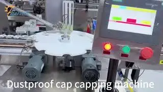 Dustproof cap capping machine for Can , Plastic lid Capper Machine , Plastic cover press cap machine