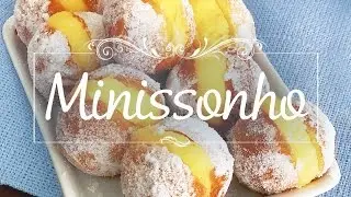Mini sonho recheado de creme