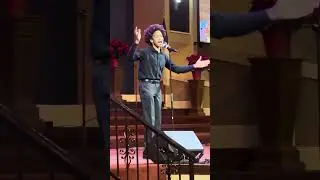Landon Carter-Price sings “Safe in His Arms” by Rev. Milton Brunson's Thompson Community Singers