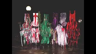Long Company Mummers recite their alternative rhymes for 2021.
