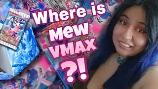 Opening Japanese Mew Vmax Candy Box