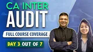 CA Inter Audit & Assurance | Day 3 I Chapter 4, 5, 6 and 7 | CA Samiksha Sethia | SJC Institute