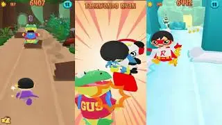 Blue Titan Ryan vs Red Titan Ryan vs Dark Titan Ryan In Reverse