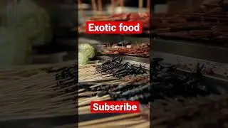 Exotic street food #shorts #pinoy #philippines #streetfood #asianfood #scorpion #bbq #palawan #asia