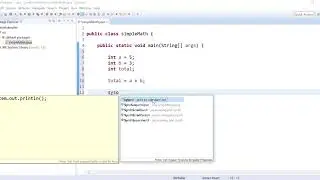 Basic Sum and Subtraction Java Code tutorial