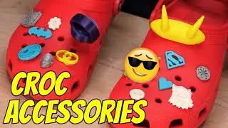 3D Printed Croc Charms and Accessories