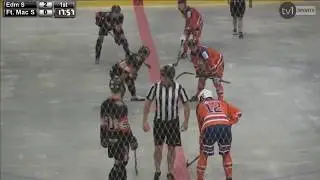 Fort McMurray Snafu vs Edmonton Savages 2018 Canada Ball Hockey Nationals in Winnipeg, MB QTR Final