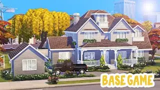 Большой семейный дом в базовой версии игры 🏡 || The Sims 4: Быстрая постройка