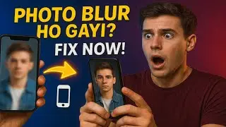 Photo got blurred? Fix it like this || How to clear blurred photo | Make HD from mobile