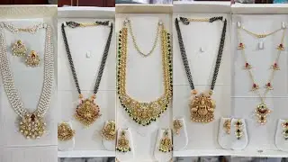 All Original beeds Lettest Hand made Beads jewelery collection @poojajewellery223-Khammam#talichains