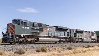 UP 1983 + 1943 special paint duo Oct. 29, 2024