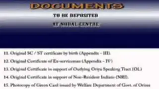 OJEE WEB COUNSELLING INSTRUCTIONS in Oriya