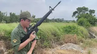 DnA XM16E1 GBBR  (XM16E1 Mod 603 early) airsoft Field testing?
