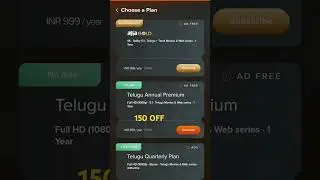 Aha Subscription offer Rs 150 OFF #couponcode #discountcode #aha #ott