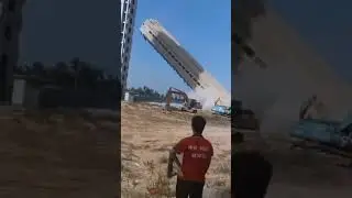 #satisfying #nerd #viral #accident #demolition #work #workplace #safety #scary #close #closeaccide