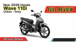 New 2026 Honda Wave 110i Urban &ndash; Grey รีวิวครบ จัดเต็มทุกมุม | WA Auto Reviews