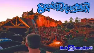 Splash Mountain Farewell FULL NIGHT Ride POV [4K] | Magic Kingdom Walt Disney World Log Flume Ride