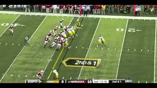 Riley Reiff vs Nebraska 2011