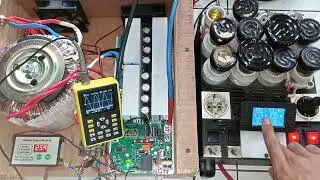 260124U511WU9S Test uji LVD digital voltage & beban inverter low frekuensi 2kW 24V siap pakai