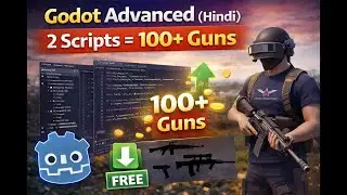 Godot Advanced Resource System | Add 100+ Guns easily | Hindi Tutorial | Free Script